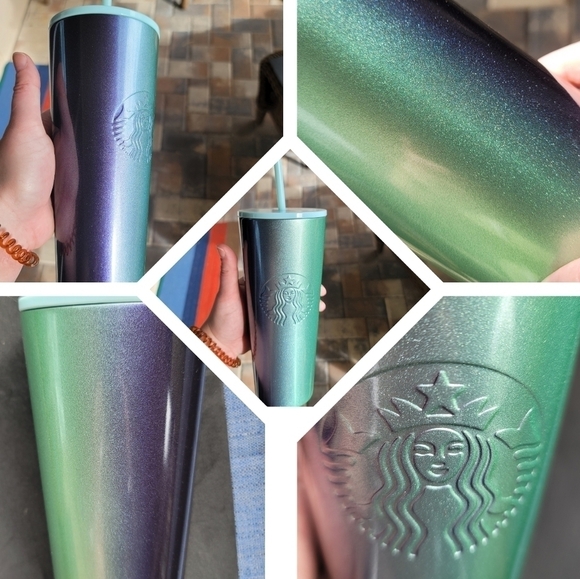 STARBUCKS VENTI OMBR'E STAINLESS STEEL TUMBLER - 24 OZ. - Picture 1 of 12